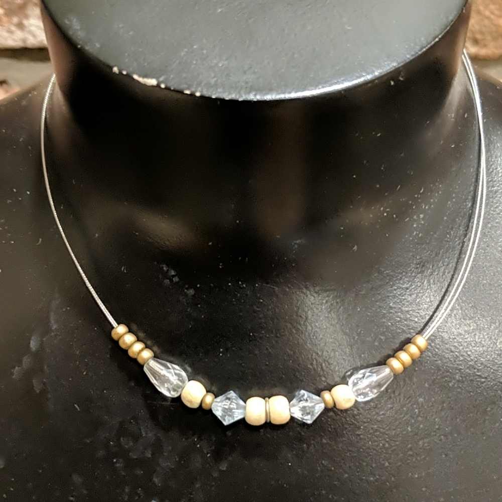Mixed beaded necklace